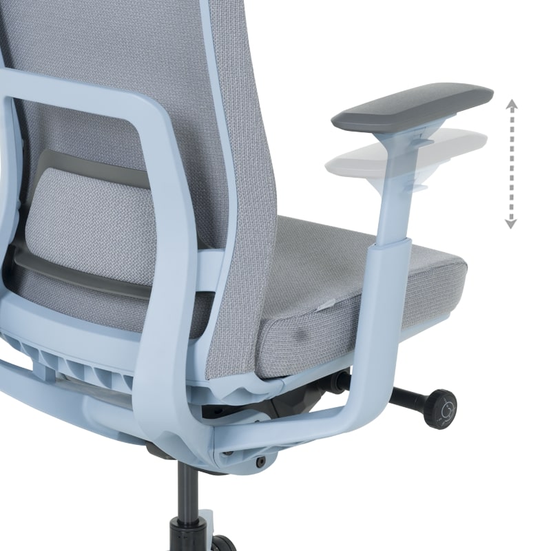 Ергономичен офис стол Carmen Ermelo син